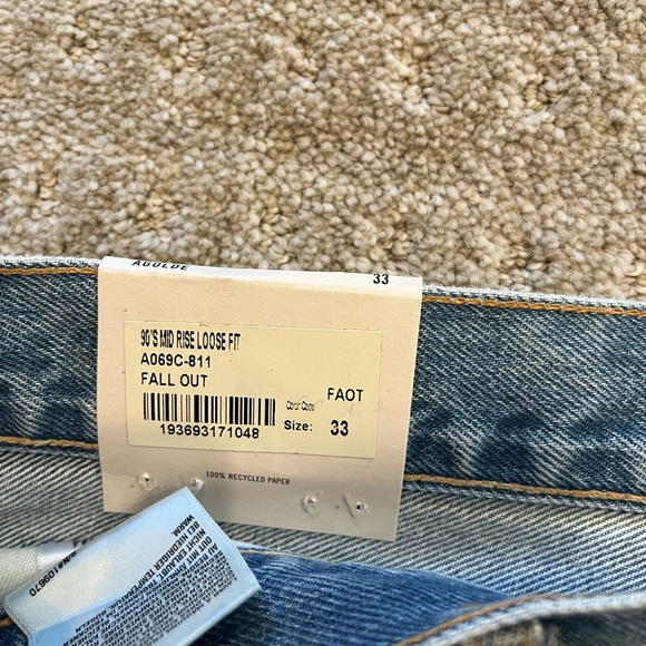 Agolde ripped denim NWT - Picture 3 of 3